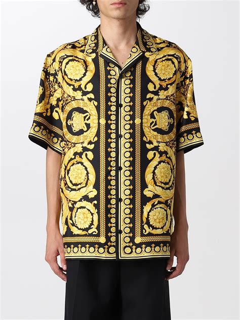 camisa tipo correntes original versace|camisa versace para hombre.